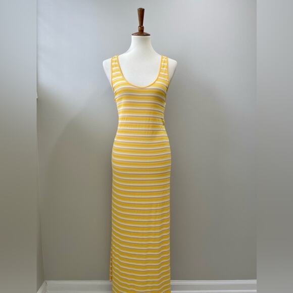 ZARA Striped Ribbed Maxi Tank Dress Women’s Size Small - Picture 3 of 8